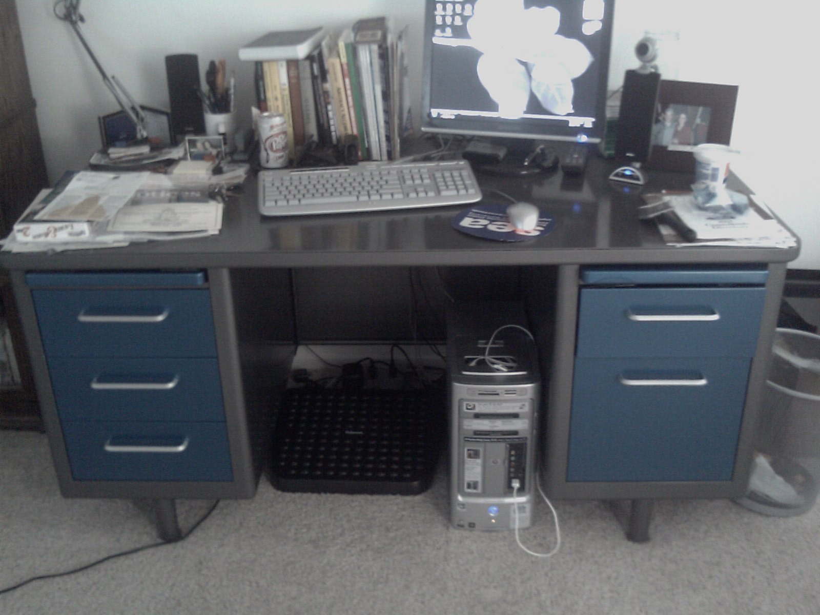 Vintage Executive Tanker Desk Refurbishing Hobby